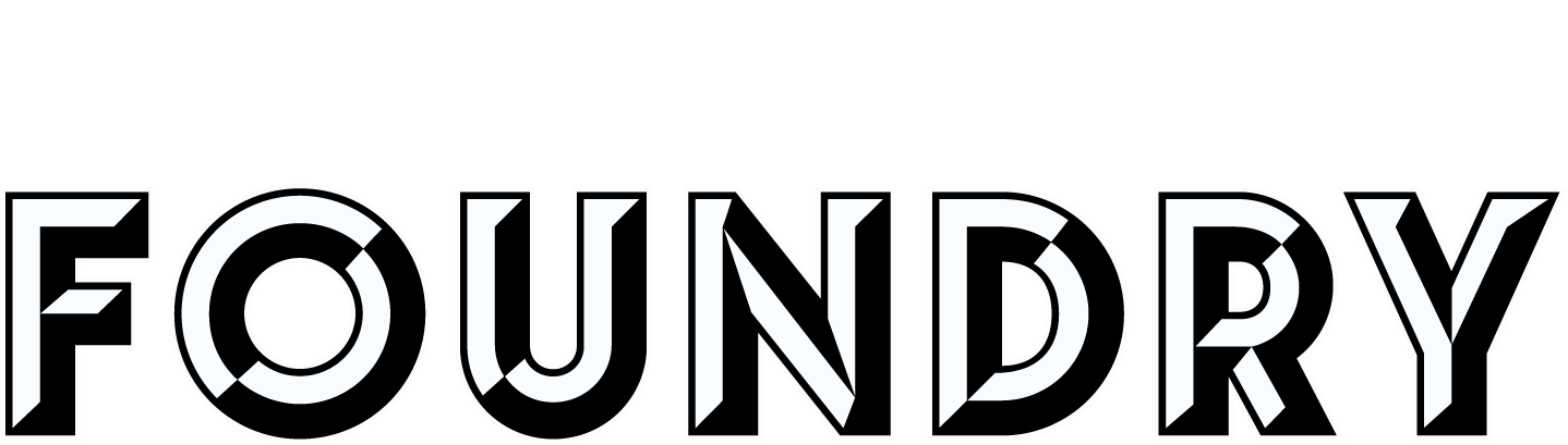 The Foundry logo on a green background.